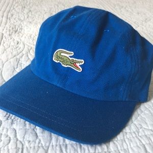 Authentic Lacoste hat royal blue
